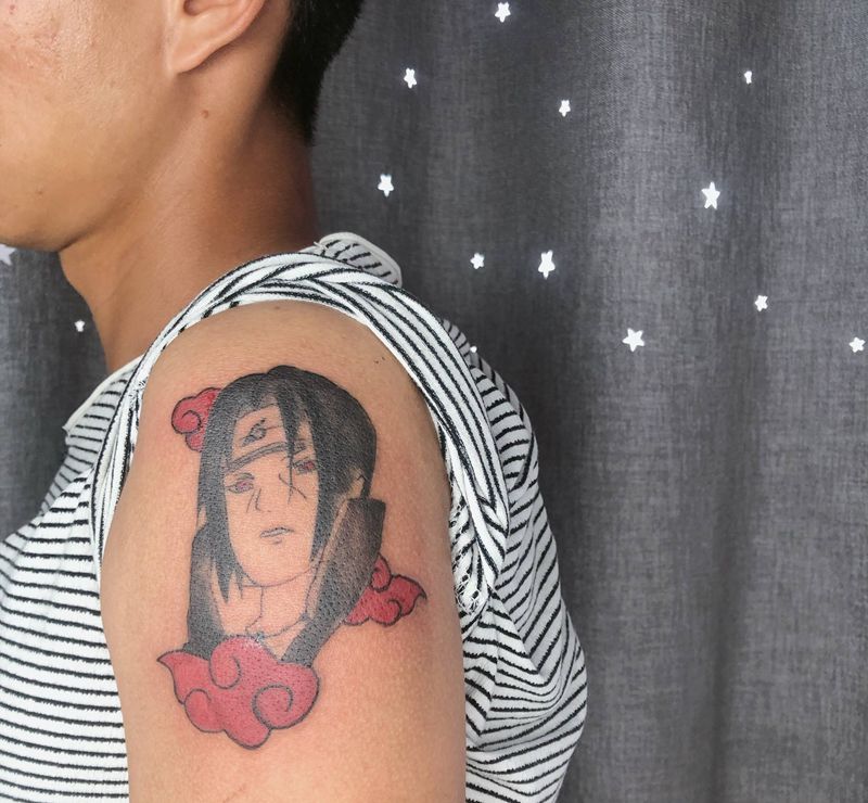 鼬纹身图片_手臂纹身图案