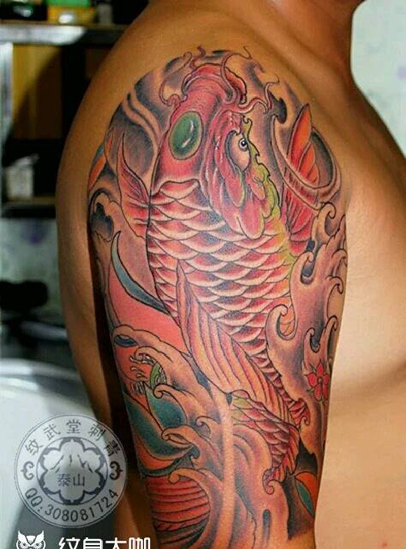 锦鲤纹身图片