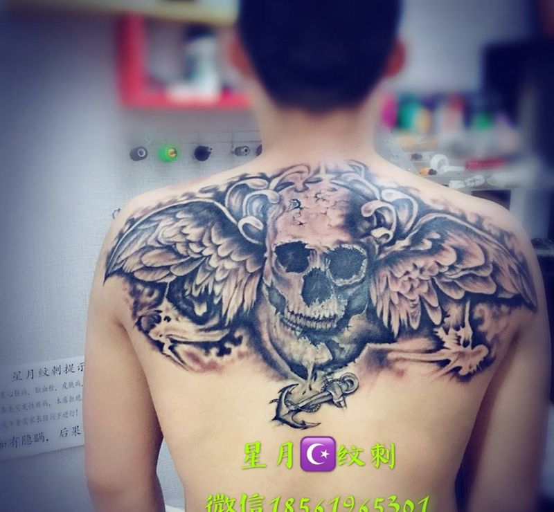 骷髅纹身图片