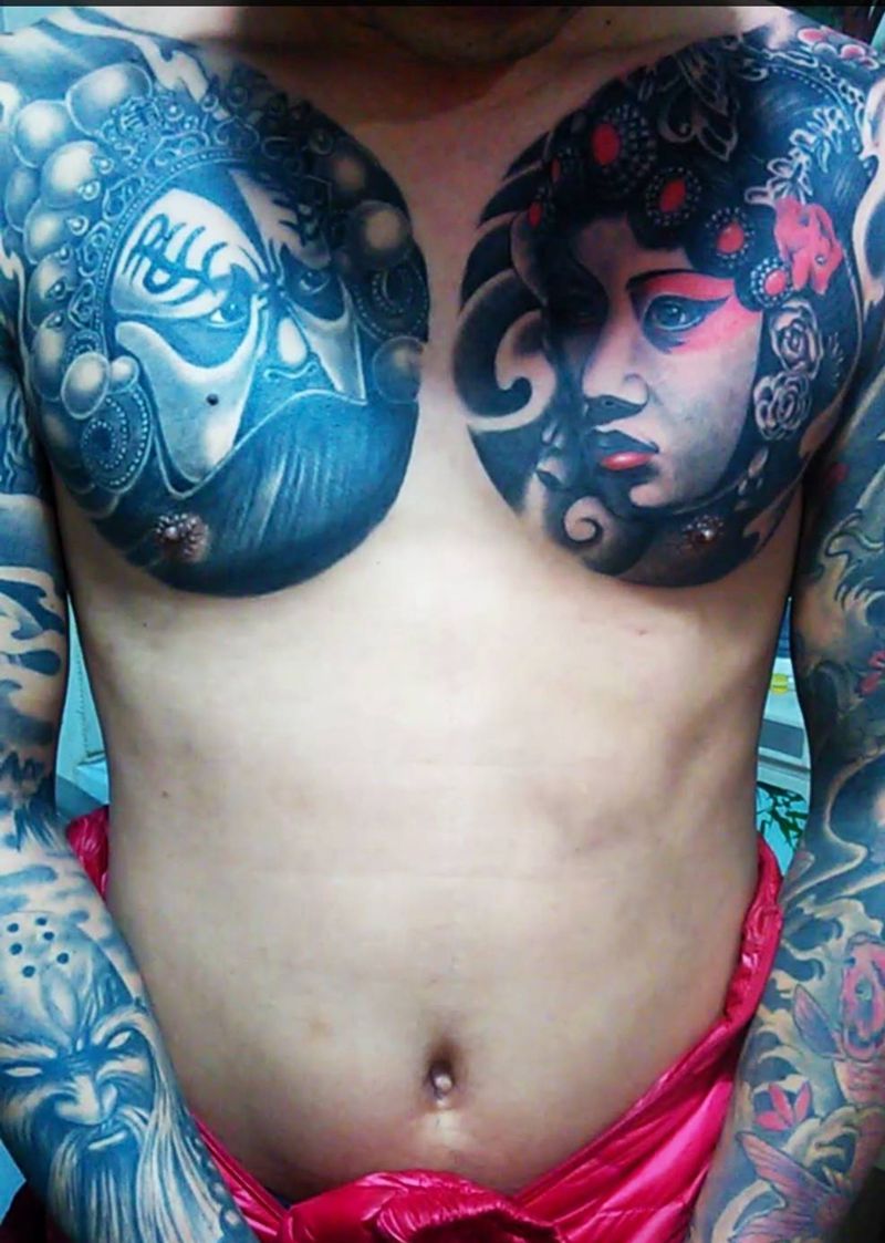 霸王别姬纹身图片