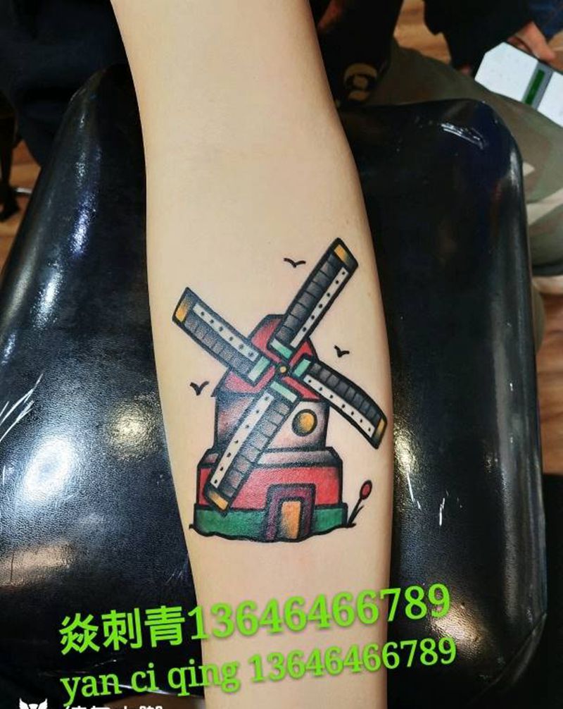 学院风纹身图片