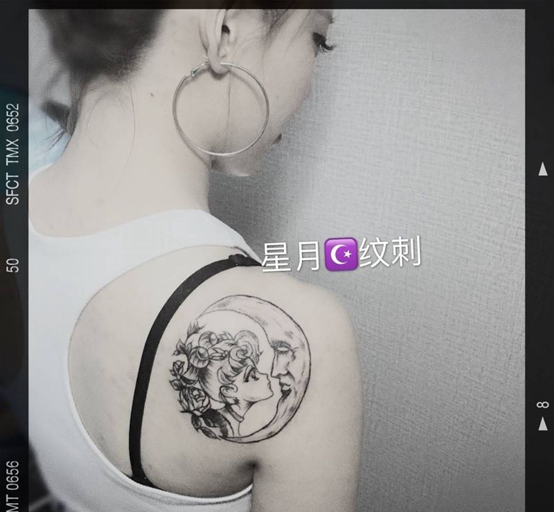 水冰月纹身图片