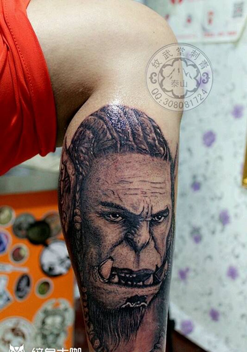 魔兽 杜隆坦纹身图片