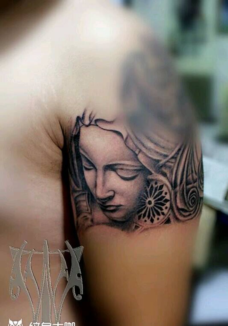 玛利亚纹身图片