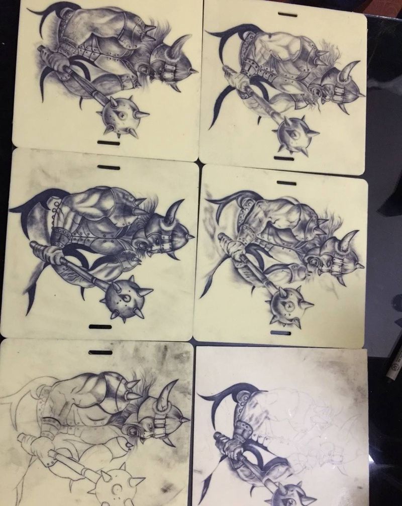 学员假皮纹身图片