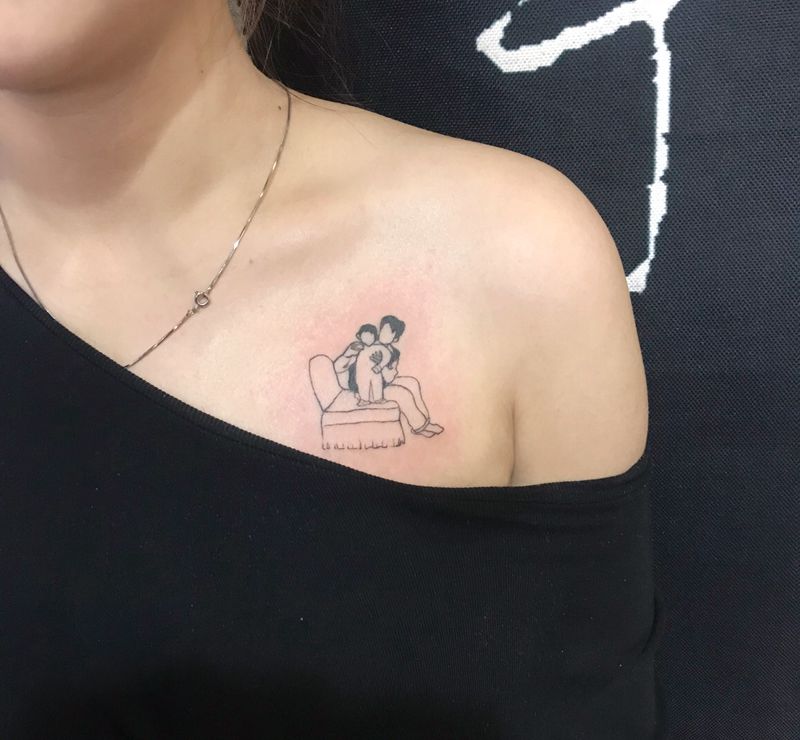 爸爸的爱纹身图片