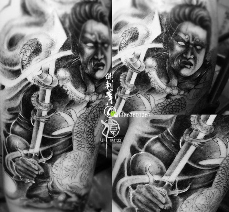 不动尊-纹身图片