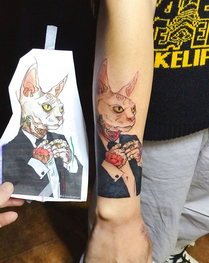 比鲁斯大人纹身图片