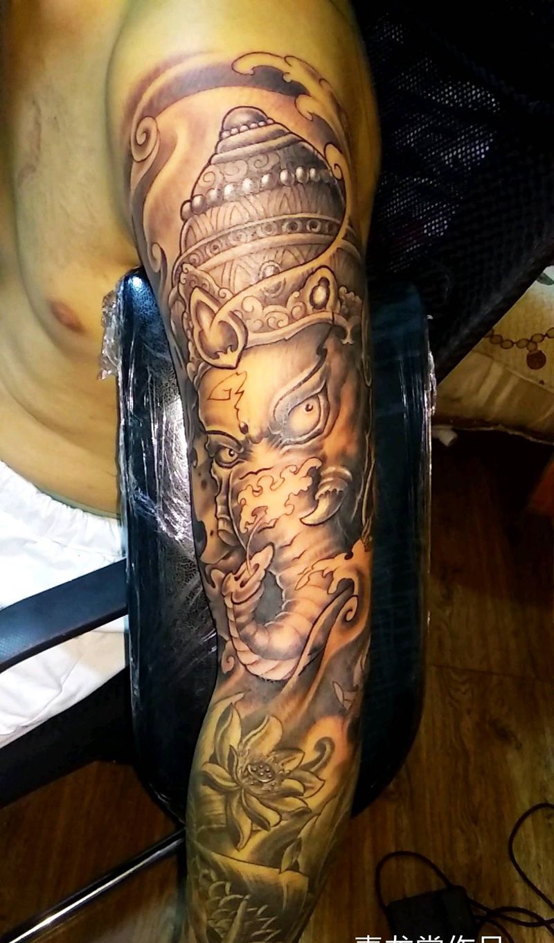 象神纹身图片