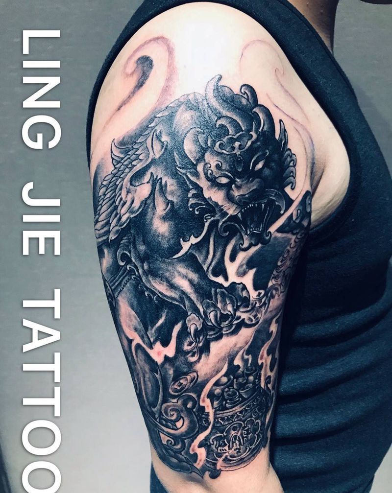 貔貅纹身图片