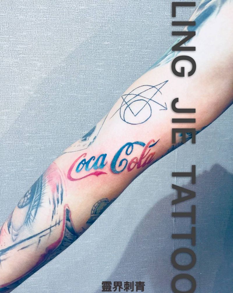 可口可乐纹身图片