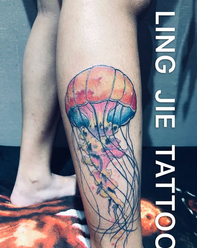 水母纹身图片