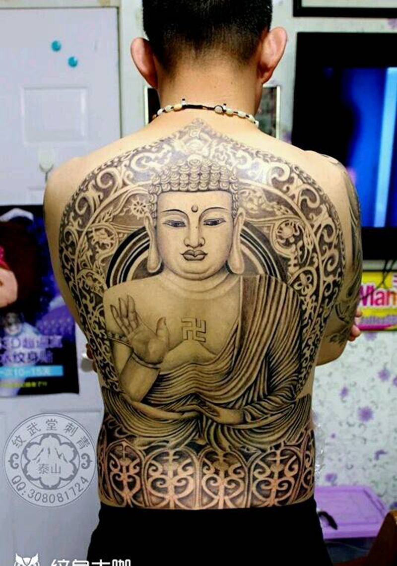 大日如来纹身图片