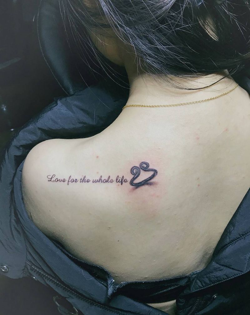 一生所爱纹身图片