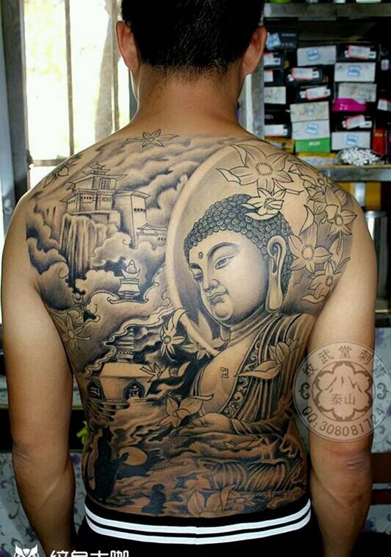 阿弥陀佛  恢复后纹身图片