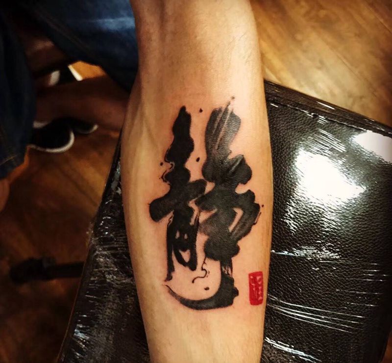 疤痕遮盖纹身图片