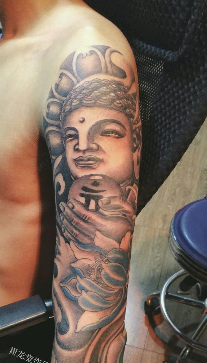 佛纹身图片