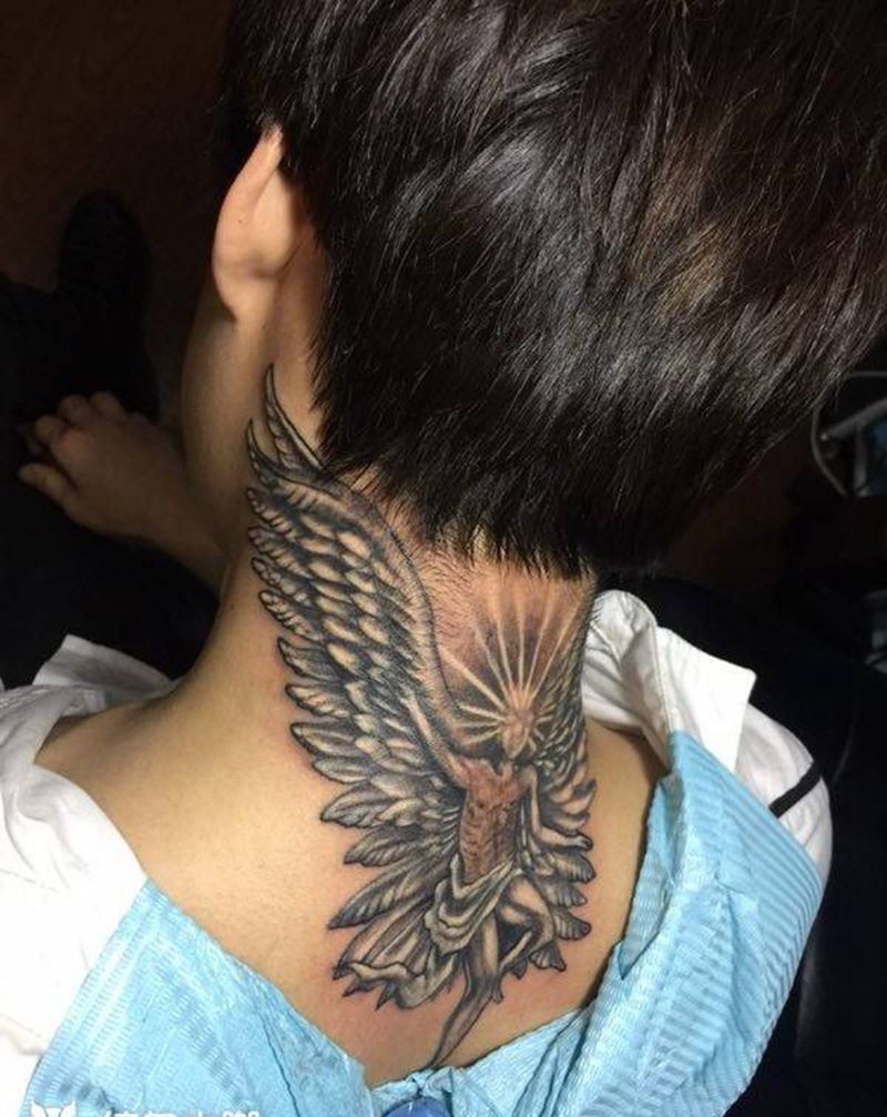 欧巴同款修改纹身图片