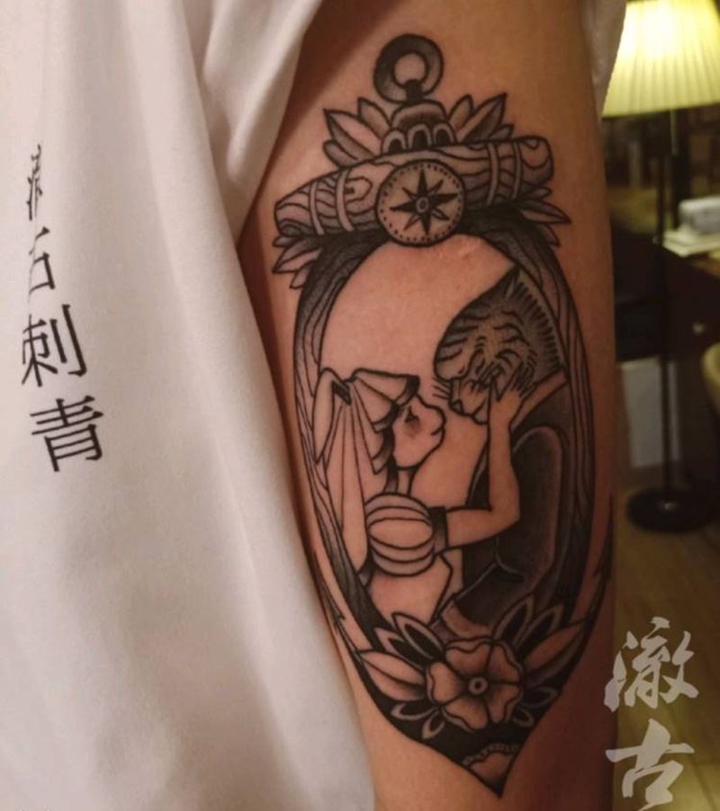 原创设计old school纹身图片_手臂Old School纹身图案