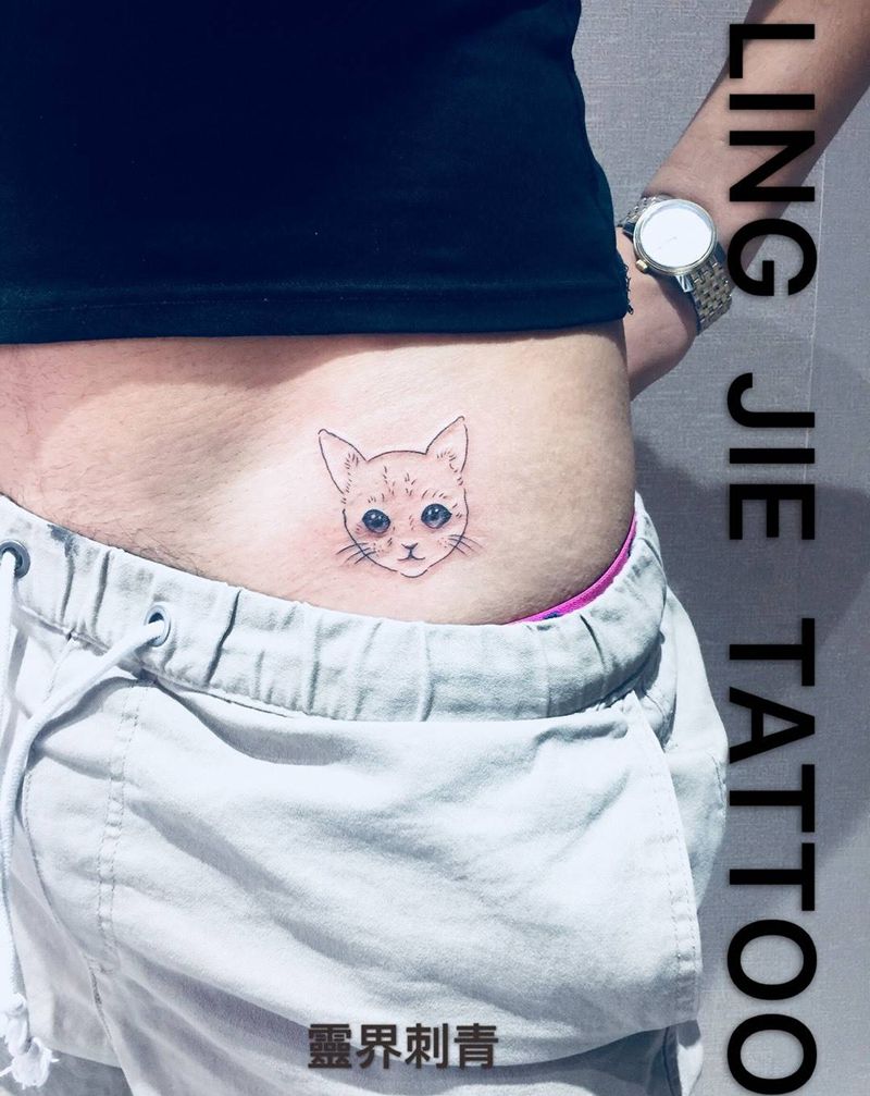 情侣猫纹身纹身图片