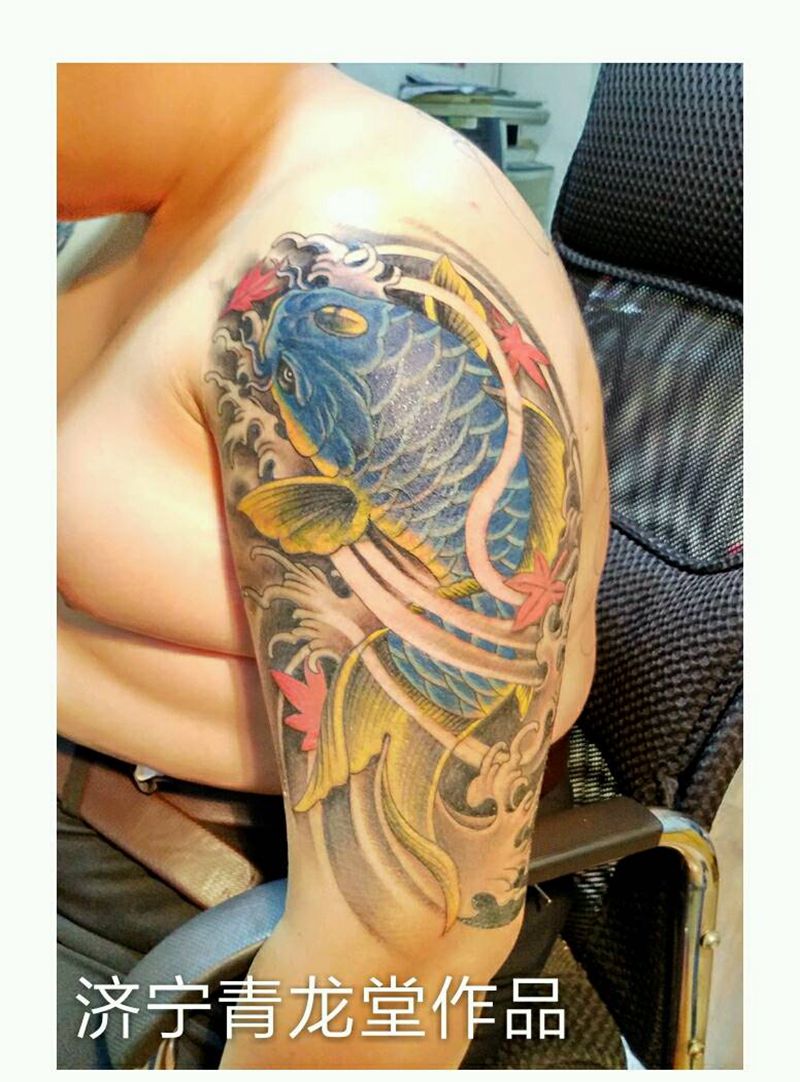 大臂鱼纹身图片