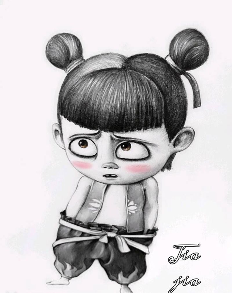 哪吒纹身图片_手臂腿部新传统纹身图案