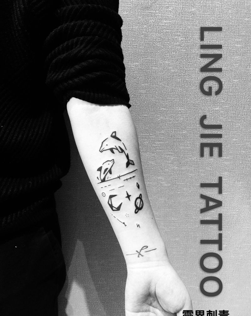 小清新纹身图片