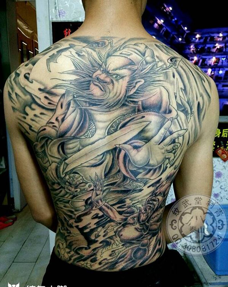 钟馗 2500纹身图片