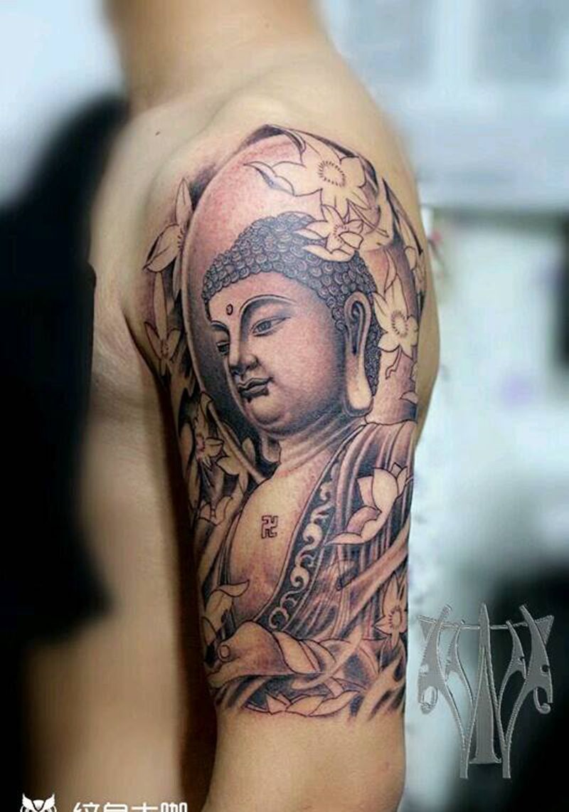 佛纹身图片