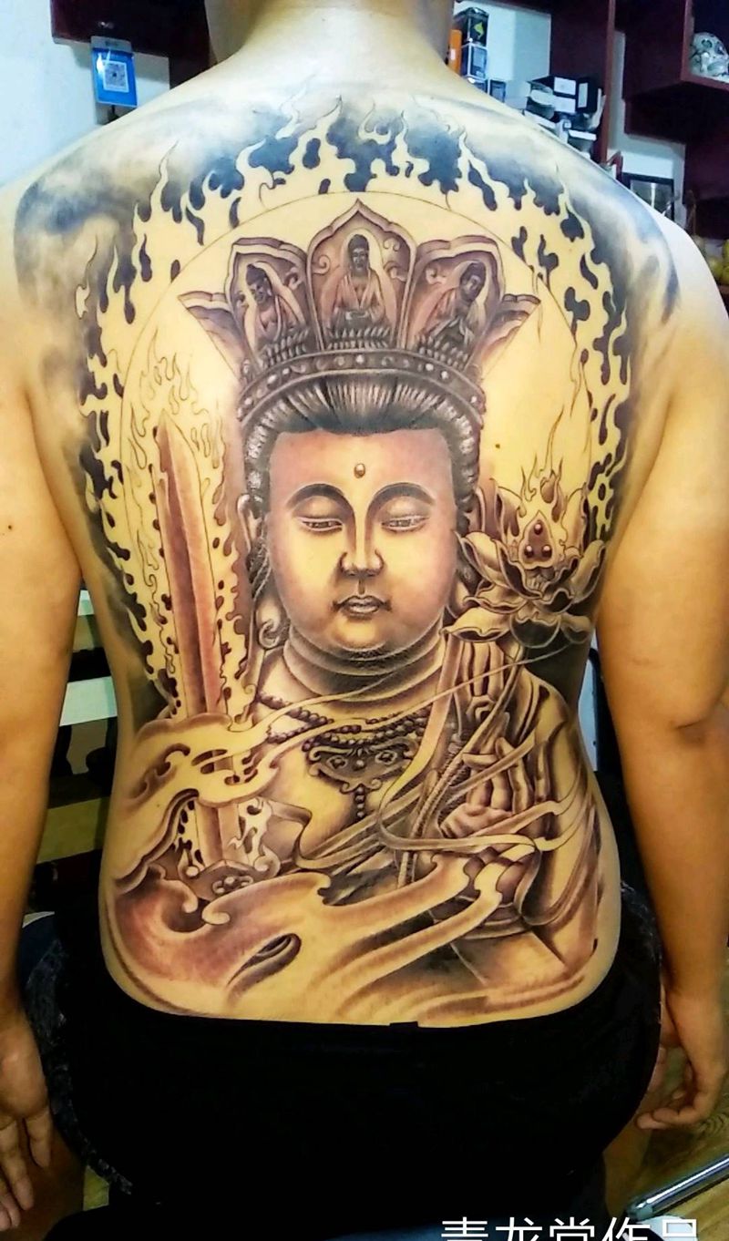 虚空藏菩萨，截图作品纹身图片