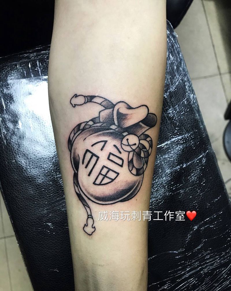 福袋纹身图片