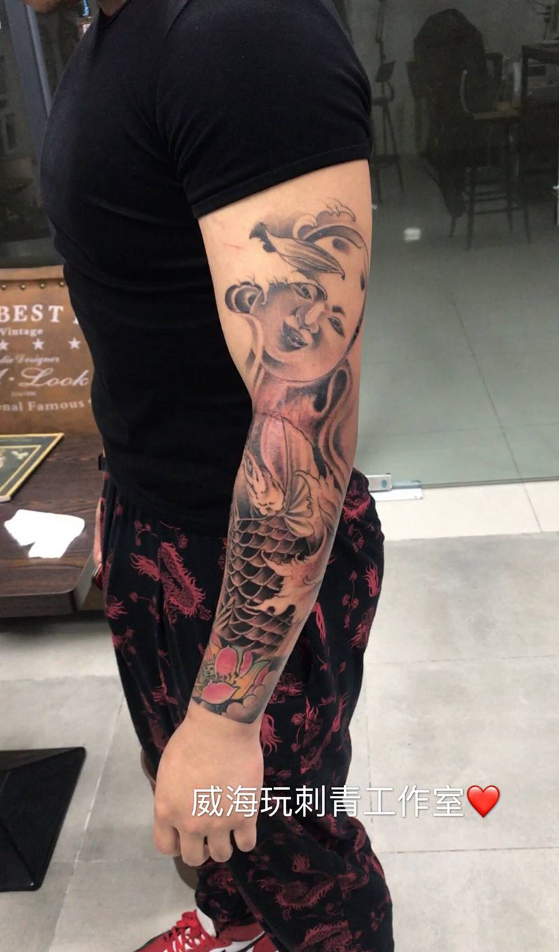 添加纹身图片_手臂纹身图案