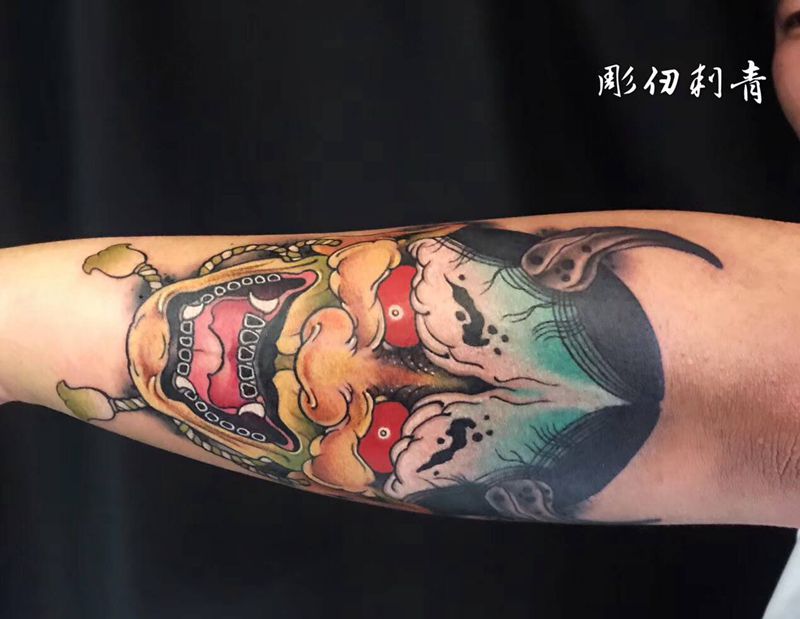 般若纹身图片_新传统纹身图案