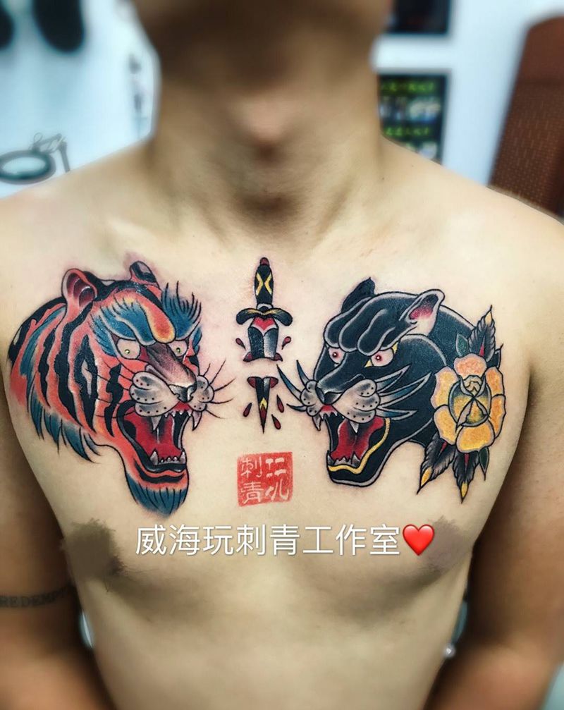 old school纹身图片