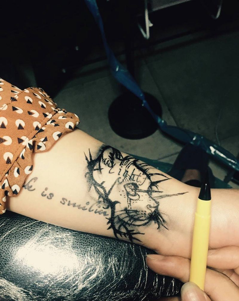 遮盖、纹身图片