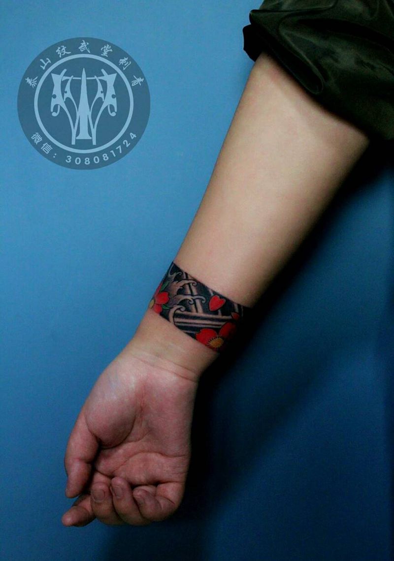 手环纹身图片