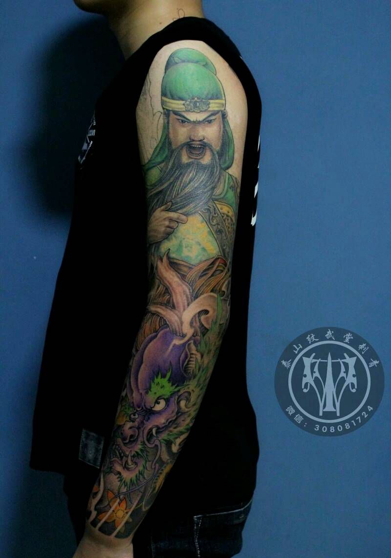 未完成纹身图片