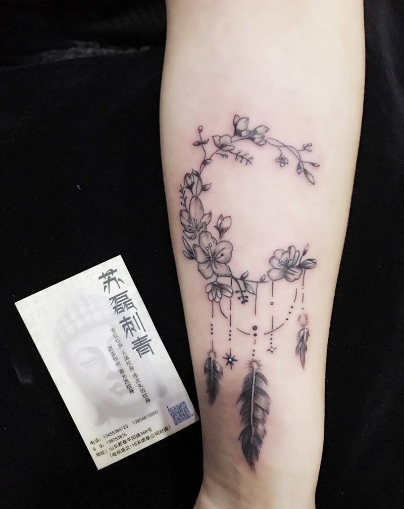 花环纹身图片