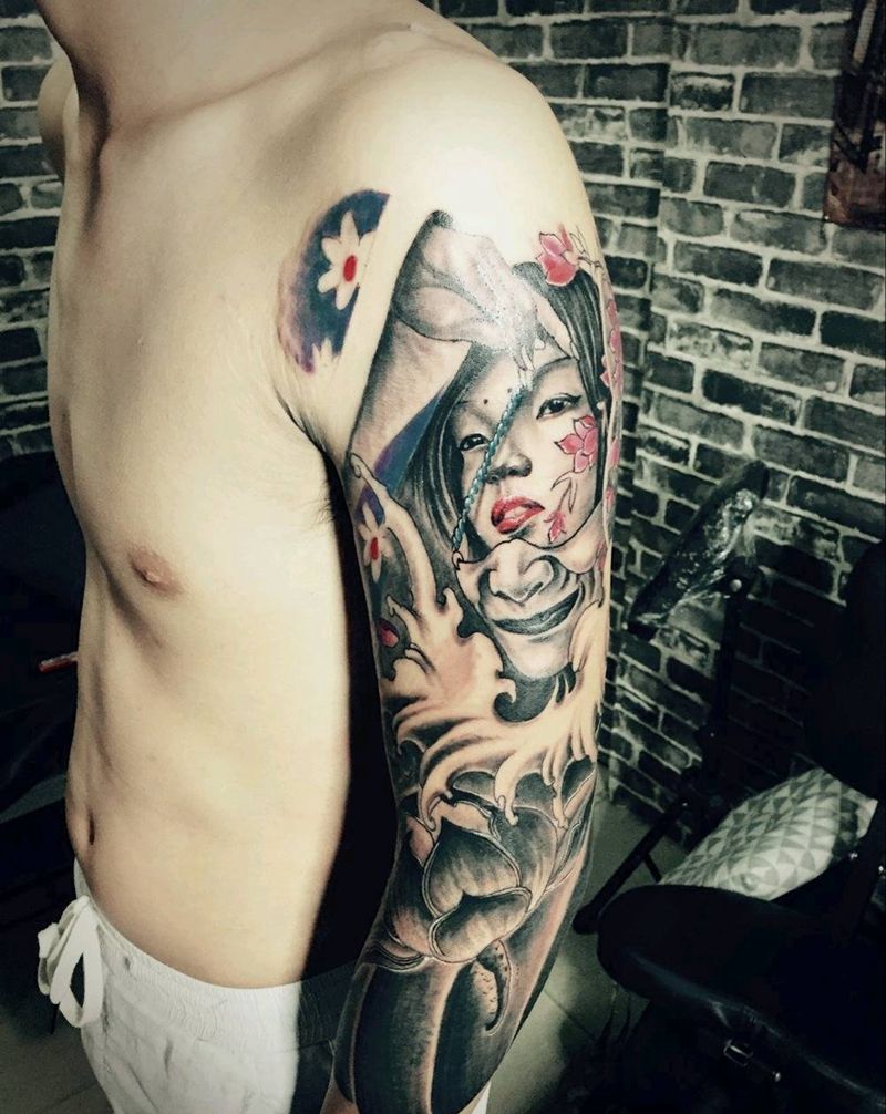 遮盖啊遮盖纹身图片