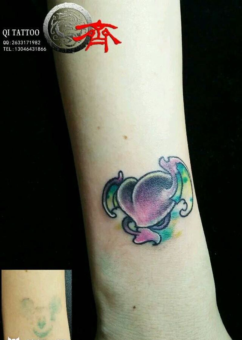 小图遮盖纹身图片