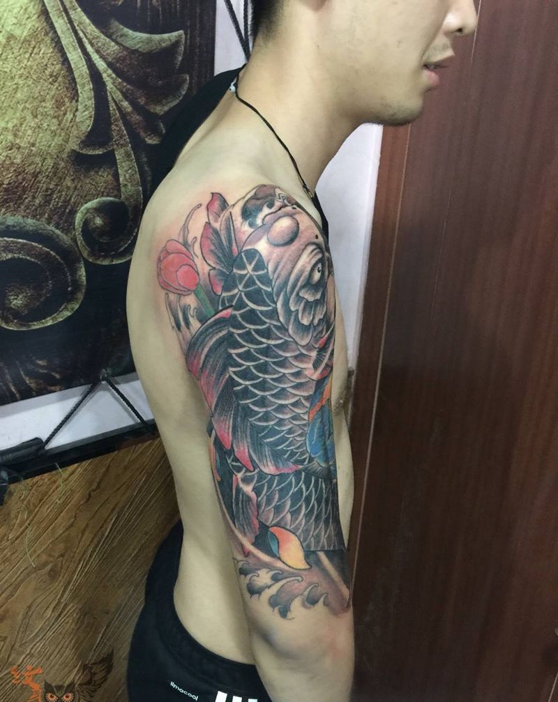 鲤鱼纹身纹身图片