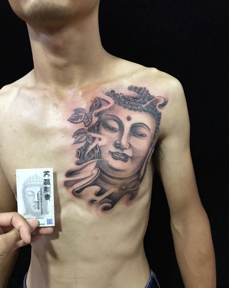佛纹身图片