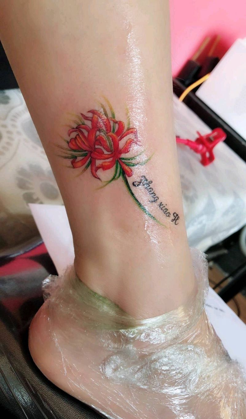 曼珠沙华纹身图片