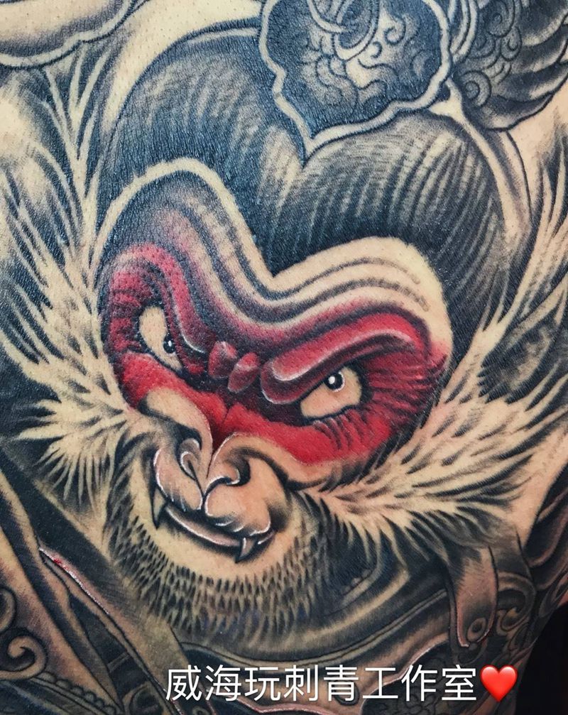 逍遥自在斗战圣佛纹身图片