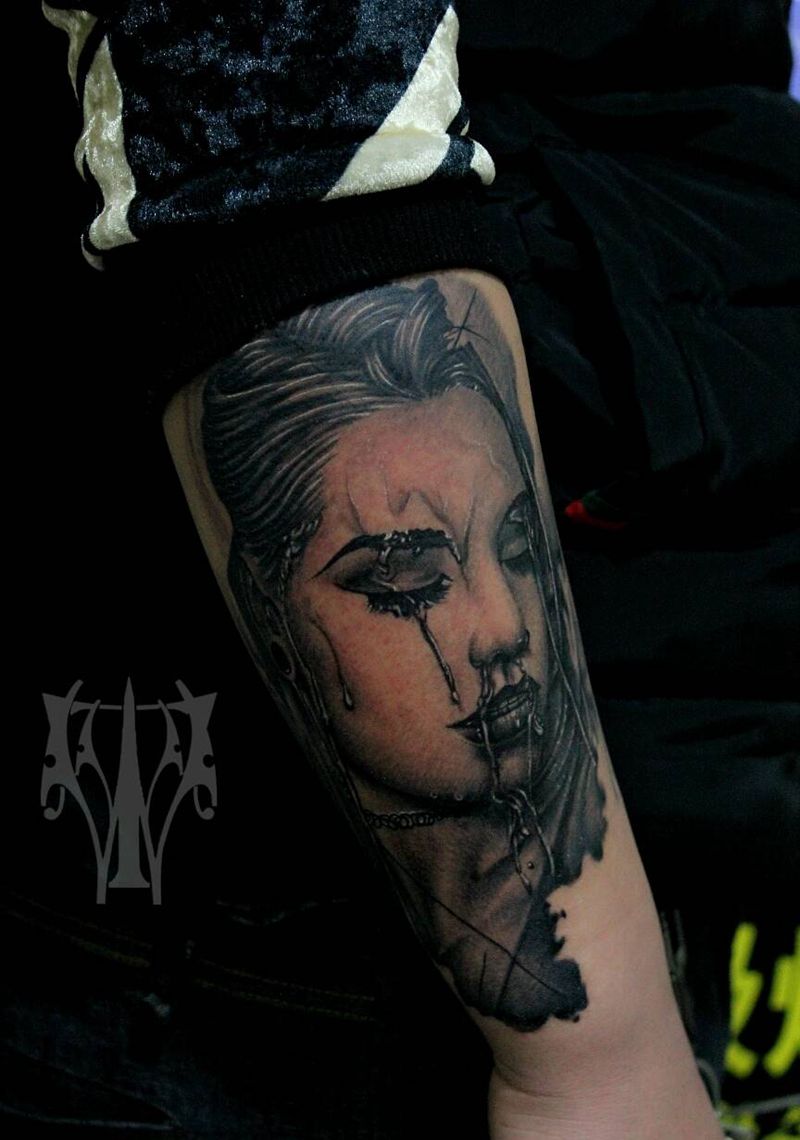 欧美女纹身图片