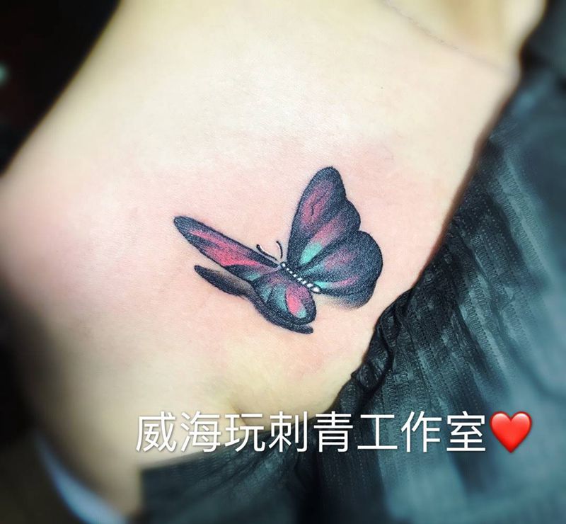 蝴蝶纹身图片
