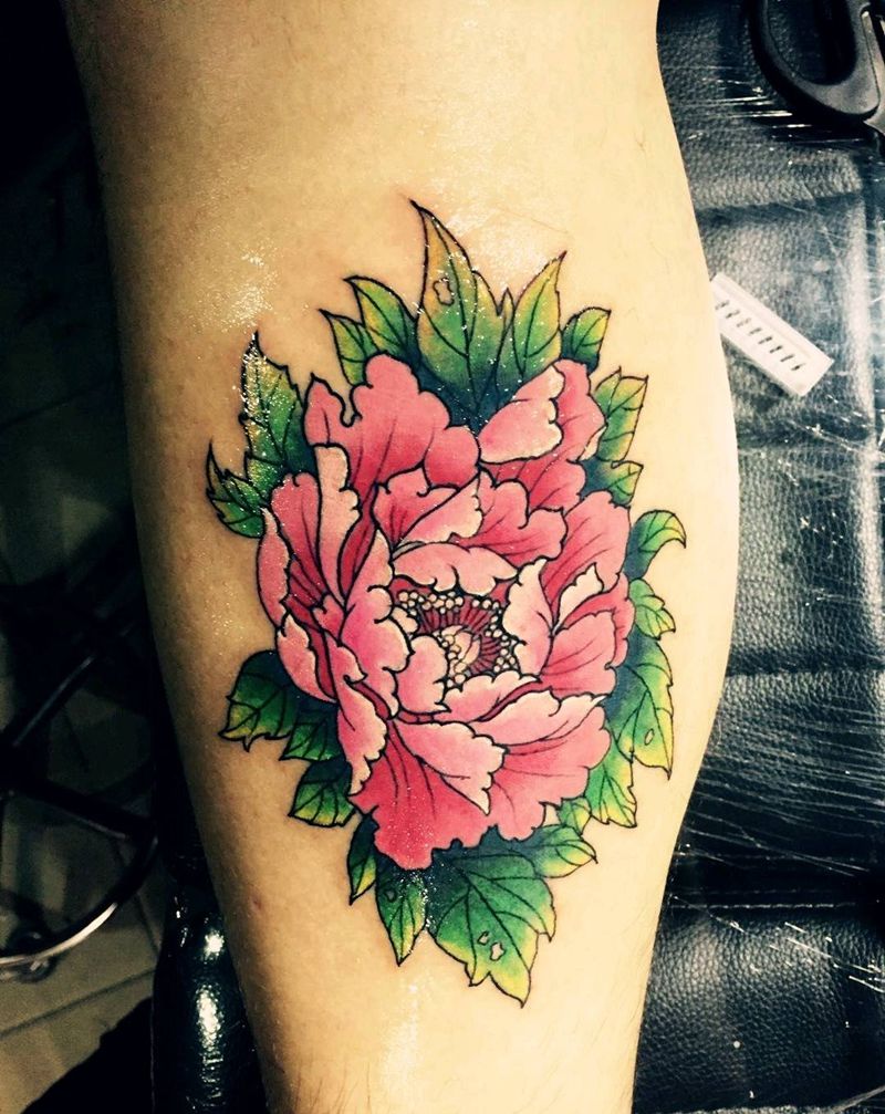 牡丹啊牡丹纹身图片