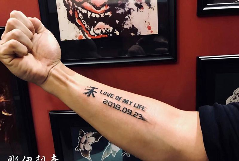 结婚纪念纹身图片