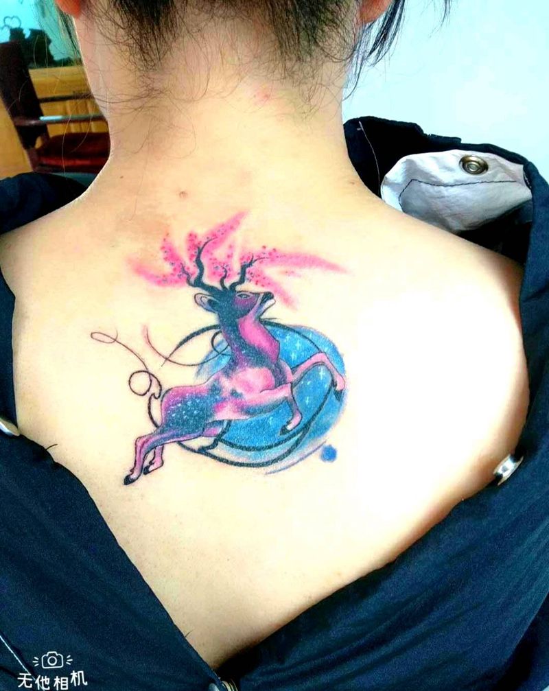 廘纹身图片_背部纹身图案