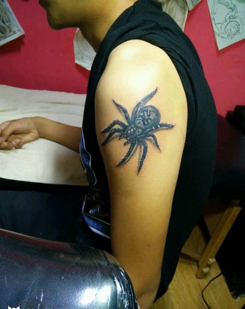 蜘蛛纹身图片